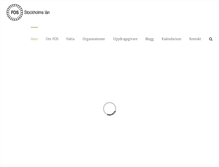 Tablet Screenshot of fosstockholmslan.se